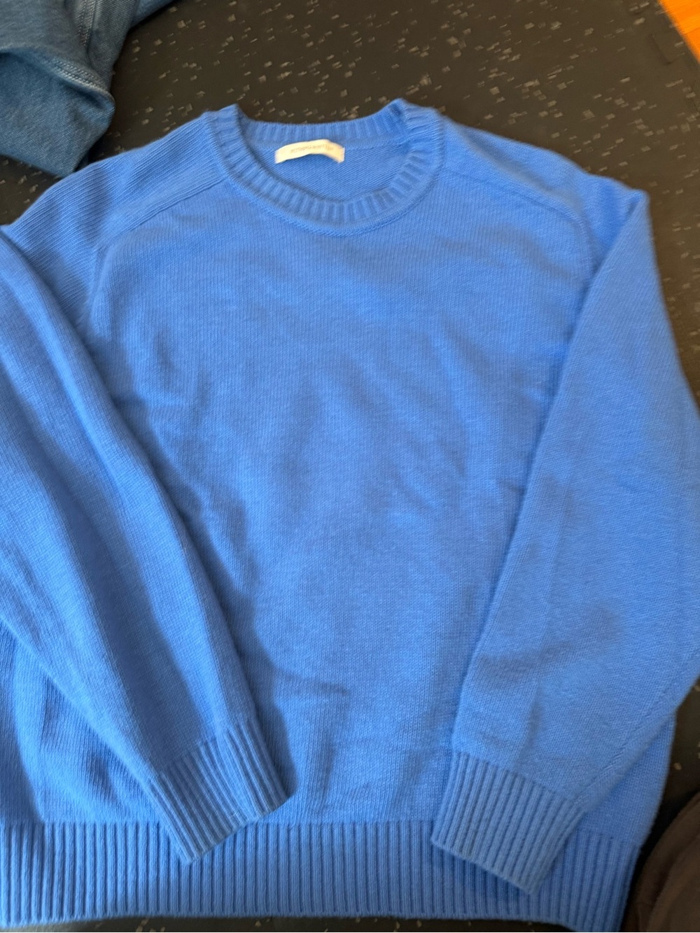 Nothing Written blue 50% wool sweater